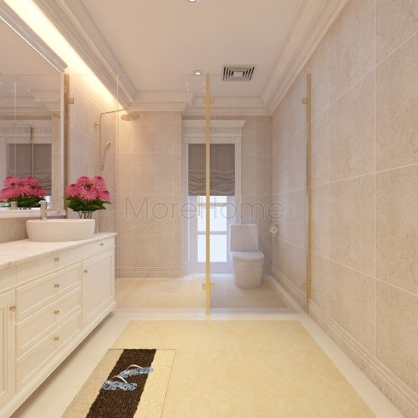 Thiết kế nội thất phòng tắm, nhà vệ sinh biệt thự Vinhome RiverSide - Hoa Phượng